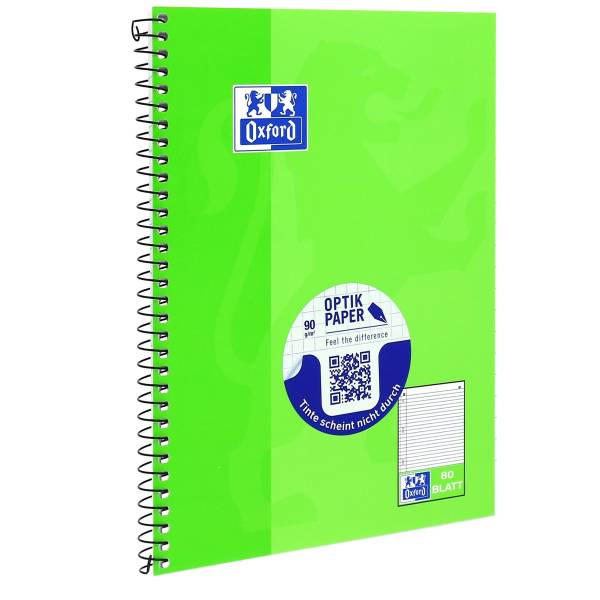 Collegeblock Lin 27 A5+, 80 Blatt, 90 g qm, 6 fach Lochung