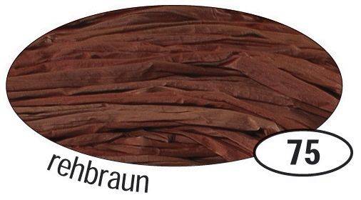 FOLIA Bast Raffia matt rehbraun 9075 50g Naturbast