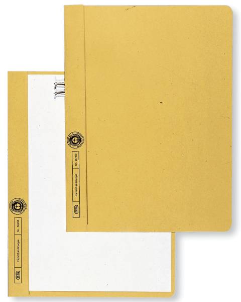 Klemmmappe, Manilakarton (RC), 250 g qm, für 10 Blatt A4, rot