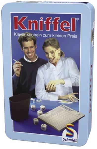 SCHMIDT Spiel Kniffel 51203 in Metalldose