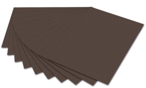 Tonpapier 50 x 70 cm, dunkelbraun