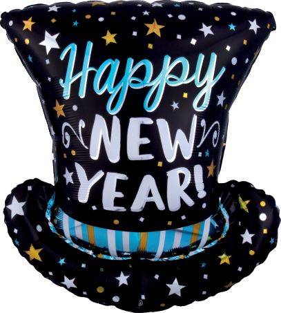 Folienballon Silvester Zylinder 011301 Supershape