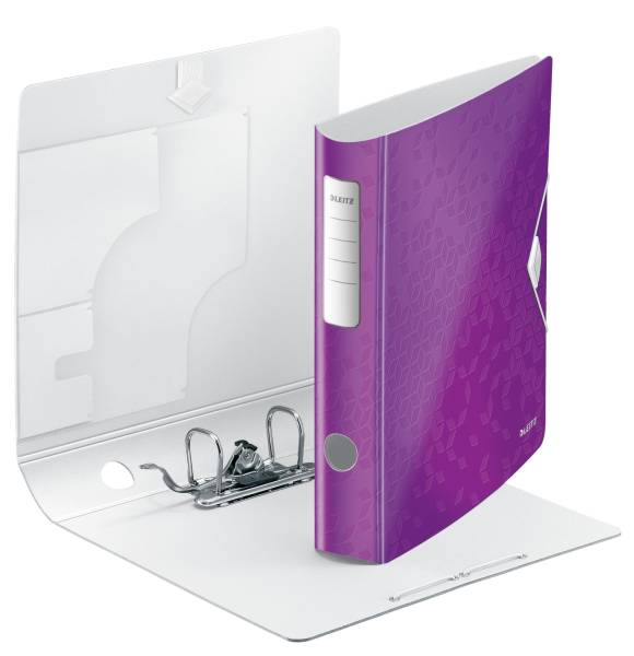 1107 Ordner Active WOW A4 65 mm, violett metallic