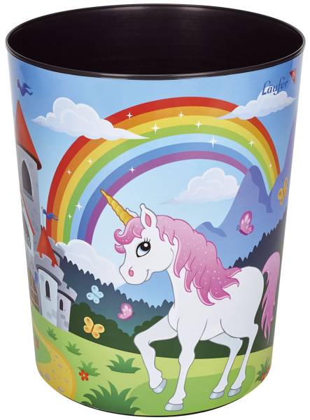 LÄUFER Papierkorb 13l Einhorn 26664