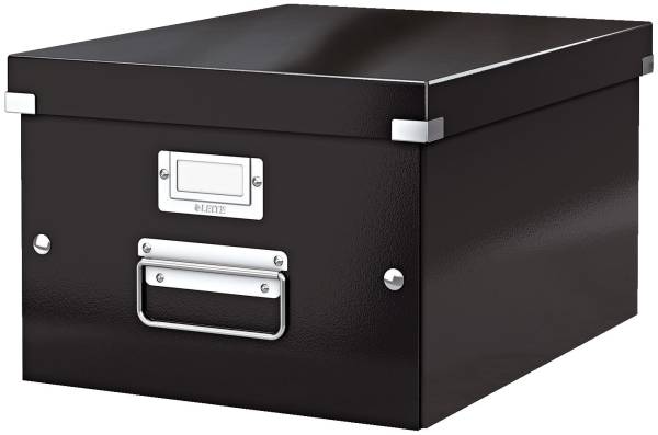 Archivbox WOW Click & Store für A4, schwarz