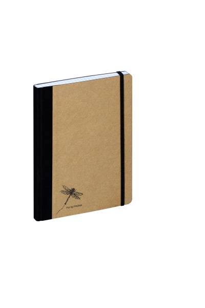 PAGNA Notizbuch A5 Pur kariert natur 26067-11