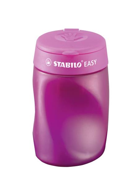 Ergonomischer Dosenspitzer 3 fach EASYsharpener, pink, L