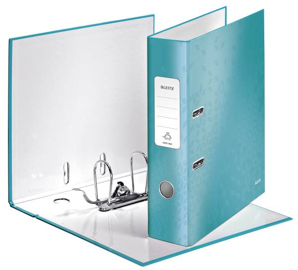 1005 Ordner WOW A4 80 mm, eisblau