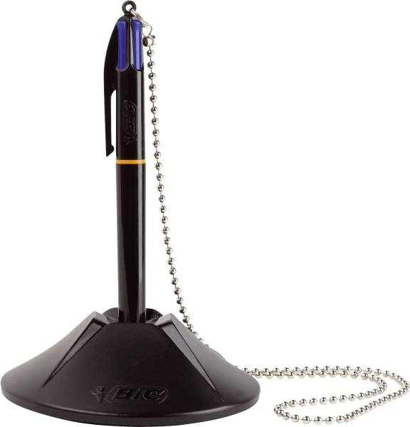 BIC Kugelschreiberständer 4-Colour 918515 Desk Pen mit 4 blauen Minen