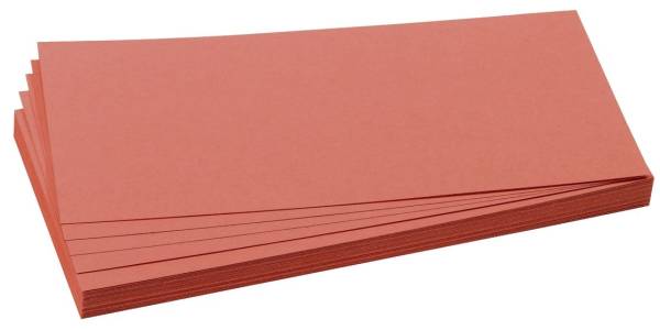 Moderationskarte, Rechteck, 205 x 95 mm, rot, 500 Stück