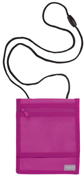 Brustbeutel Style up 16 x 13 cm, dunkelrosa
