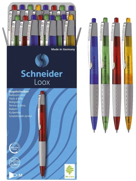 Druckkugelschreiber LOOX mit Soft Grip Zone