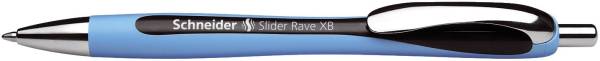 Kugelschreiber Slider Rave XB, schwarz (dokumentenecht)