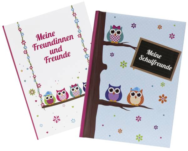 GOLDBUCH Freundebuch A5 Eule sort 43043