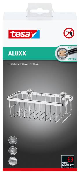 TESA Ablagekorb einstöckig M Alu verchromt 40201-00000-00 Aluxx