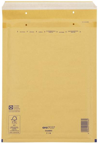 AROFOL Luftpolstertasche 100ST 250x350 braun 7/G 2FVAF000007
