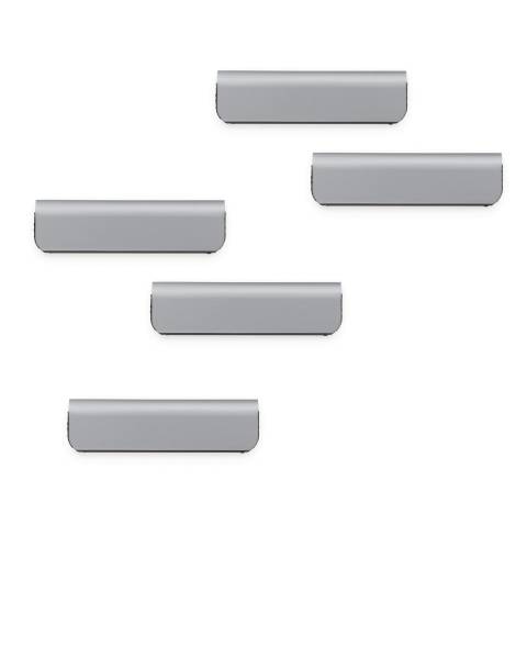 DURABLE Magnetclip 5ST silber 4705 23 60x17mm