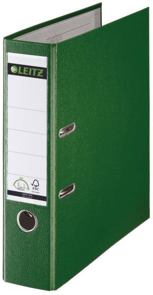 LEITZ Ordner Plastik A4 8cm grün 1010-50-55 180° Mechanik