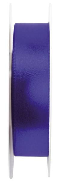 Doppelsatinband 25 mm x 25 m, ultramarin