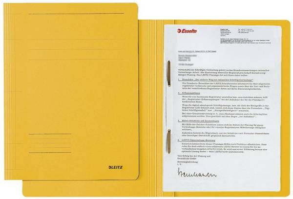 3003 Schnellhefter Fresh A4, Pendarec Karton (RC), gelb