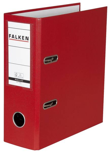 Ordner A5 hoch, 80mm, PP Folie, rot