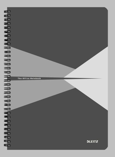 Collegeblock Office Card A4 kariert, grau