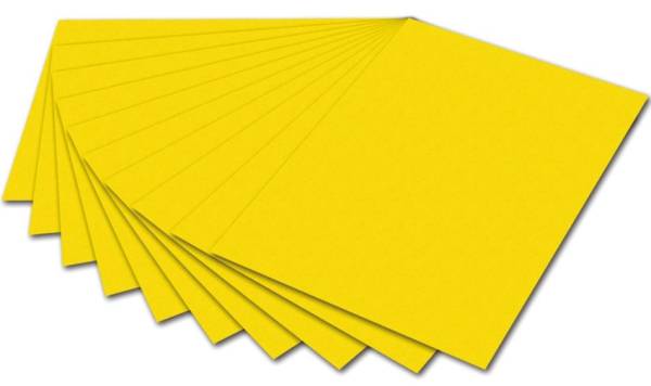 FOLIA Fotokarton 50x70cm bananengelb 6114 E 300g