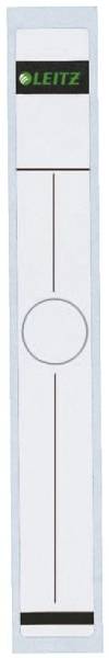 6094 Rückenschild für Hängeordner schmal lang, 10 Stück, weiß