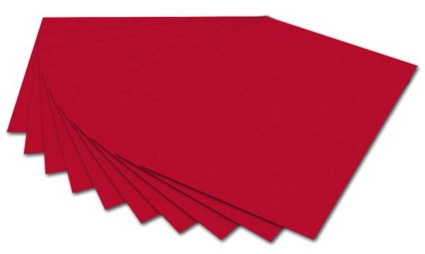 FOLIA Fotokarton 50x70cm hochrot 6120 E 300g