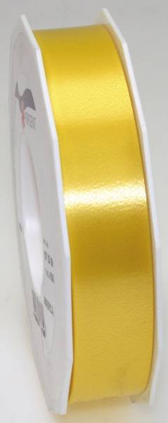 Ringelband Polyspleissband 25 mm x 91m, gelb