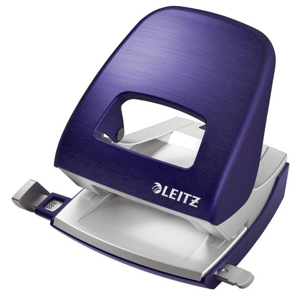 5006 Bürolocher NeXXt Style, Metall, 30 Blatt, titan blau