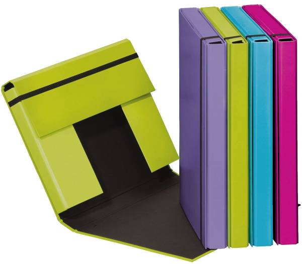 PAGNA Heftbox Trend A4 sortiert 21308-00 Gummizug