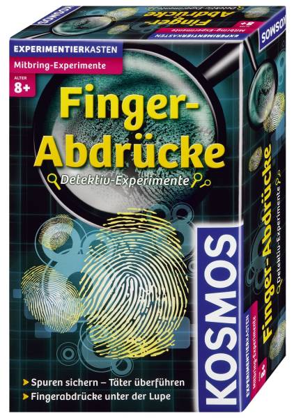 KOSMOS Mitbringspiel Experiment 65779 Fingerabdrücke