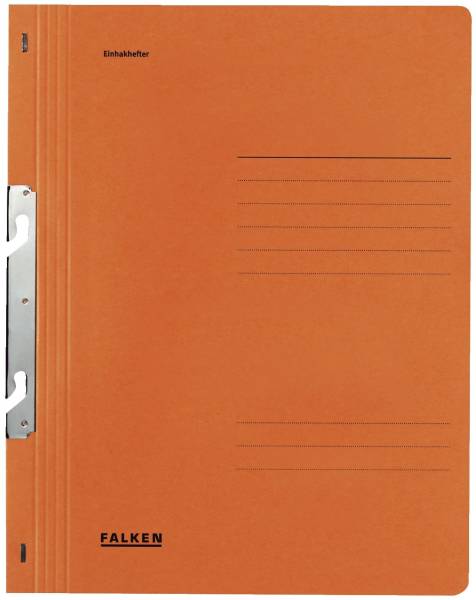 FALKEN Einhakhefter orange 80000870 1/1 Deckel