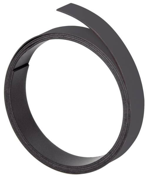 Magnetband, 100 cm x 5 mm, 1 mm, schwarz