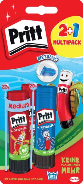 PRITT Klebestift Alleskleber BTS 2x22g+20g PBS2B