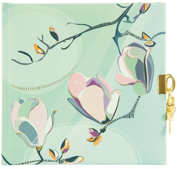 TURNOWSKY Tagebuch Magnolia mint 44 418 16.5x16.5 cm
