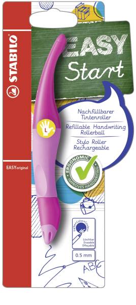 EASYoriginal ergonomischer Tintenroller, pink hell dunkel