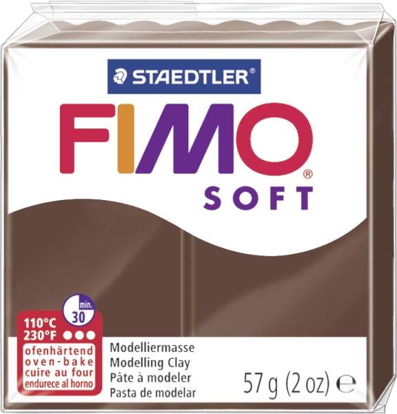 Modelliermasse soft 56 g, schoko®