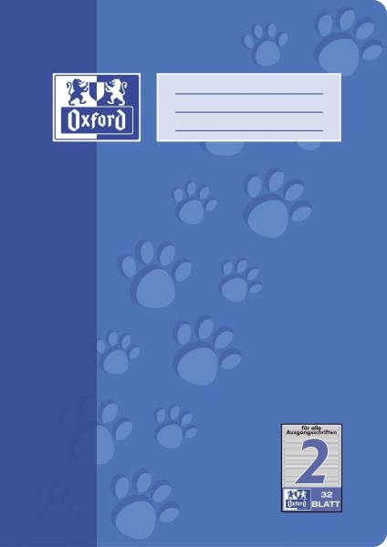 Heft A4 32 Blatt Lineatur 2