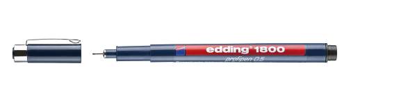 EDDING Pigmentliner Profipen schwarz 4180005001 0,5mm