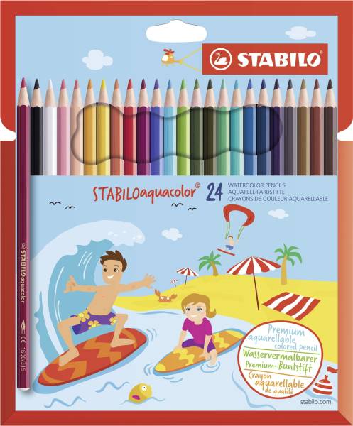 STABILO Farbstifte aquacolor 24er 1624-6