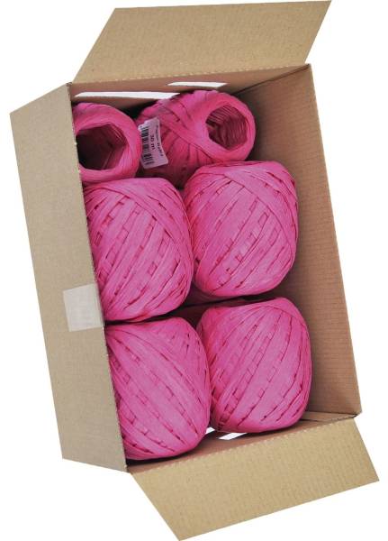 GOLDINA Eiknäuel Raffia 7mmx30m pink 1094 00725 1030