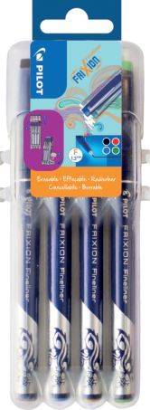 PILOT Fineliner 4ST FriXion sortiert SW-FF-S4 4170S4 Standardfarben