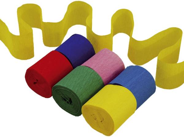 Kreppband 001 5cmx10m sortiert