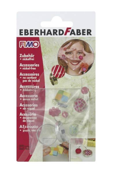 Schmuck Fimo Ring runde Wanne