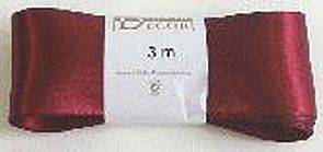 Doppelsatinband 40 mm x 3 m, weinrot