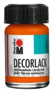 Decorlack Acryl, Orange 013, 15 ml