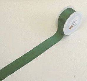 Doppelsatinband 40 mm x 25 m, dunkelgrün
