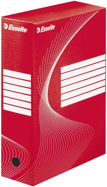 ESSELTE Archiv-Schachtel A4 10cm rot 128422